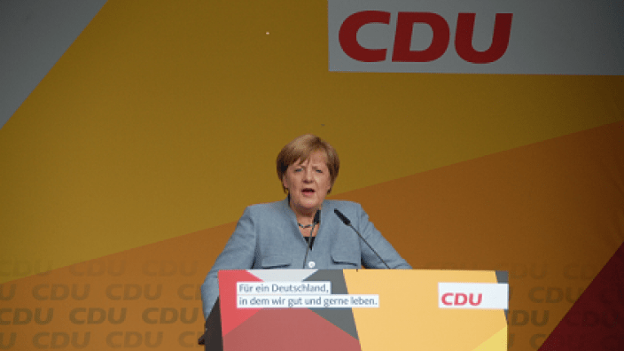 Angela Merkel in Mainz